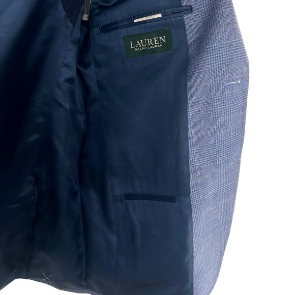 Lauren RALPH LAUREN Latrobe Ultraflex Blazer Sport Coat Light Blue -Sz 40L NWT - Picture 5 of 9